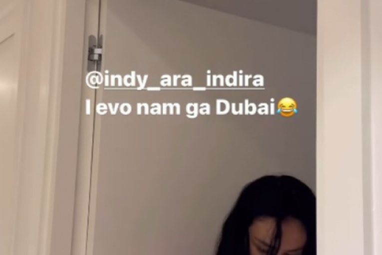 Indi i Edita Aradinović u Dubaiju