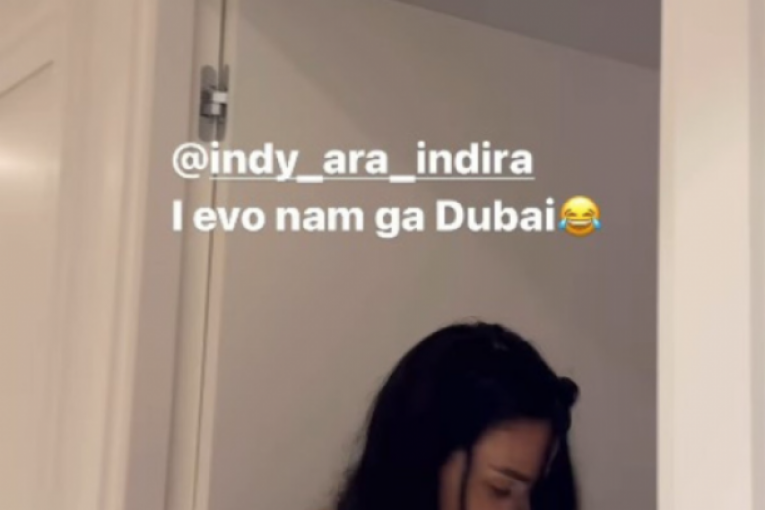 Indi i Edita Aradinović u Dubaiju