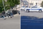 POTERA KAO NA FILMU: Policija jurila MARICAMA za huliganima po Beogradu