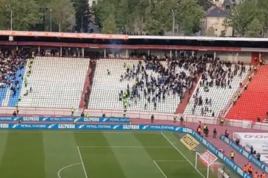 INCIDENT NA VEČITOM DERBIJU: Tenzije na istočnoj tribini, reagovala i policija! (VIDEO)