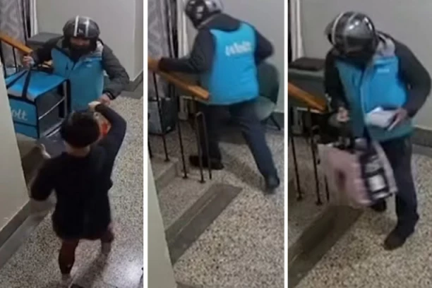 DOSTAVLJAČU HRANE DALA BAKŠIŠ I NAJVIŠU OCENU, A ON SE VRATIO I OPLJAČKAO JE! Haos u Rijeci! (VIDEO)