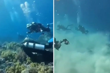 JEZIVI SNIMAK RONJENJA! Evo kako izgleda kada se nalazite pod vodom u toku zemljotresa! (VIDEO)