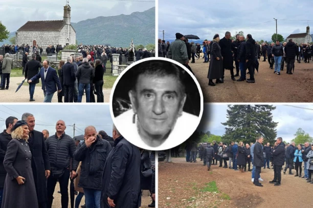 EKSKLUZIVNE FOTOGRAFIJE SA SAHRANE BRANE MIĆUNOVIĆA: A evo i ko je držao govor! (FOTO)