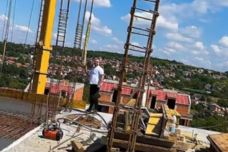 Dado i Darko na gradilištu