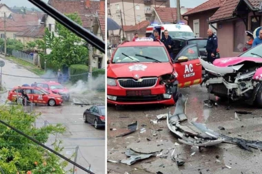 PETORO POVREĐENIH U UDESU U CENTRU ČAČKA: U saobraćajki učestvovalo tri vozila! (FOTO)