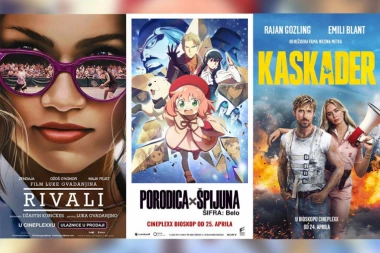 Repetoari Cineplexx bioskopa u Beogradu za period od 25. aprila do 01. maja