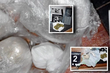 PAO DILER U NIŠU: Dilovao više vrsta narkotika, među njima kokain i heroin (FOTO)