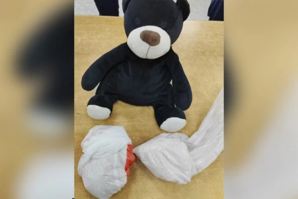 ŠOK NA GRANICI! Carinici u PLIŠANOM MEDI našli skoro KILOGRAM DROGE!