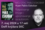 Druženje sa Huanom Pablom Eskobarom u knjižari Delfi SKC 7. maja