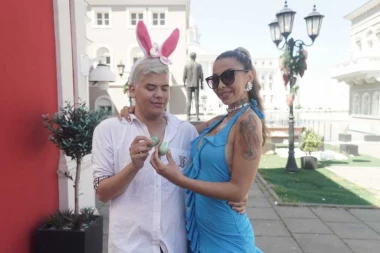 VASKRŠNJE POMIRENJE! Aneli i Uroš zakopali ratne sekire na najveći hrišćanski praznik, Janjuš POBEGAO daleko od njih! (FOTO)
