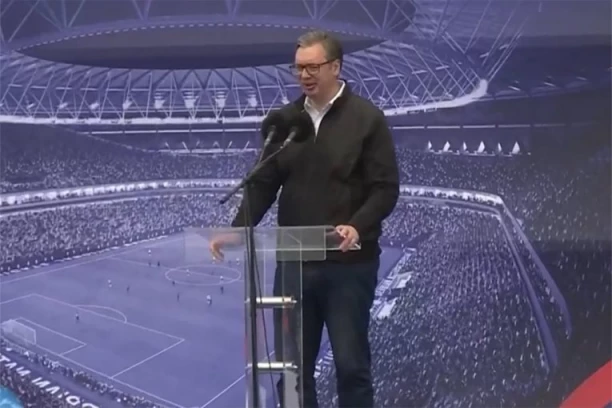 "GRADIMO ZA NAŠE GRAĐANE, ZA NAŠU DECU!" Vučić o Nacionalnom stadionu: Sve ovo doprinosi našem rastu i boljem standardu!