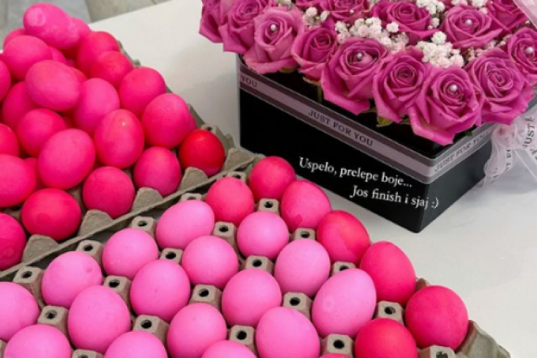 Stanija Dobrojević instagram Uskrs 2024 jaja