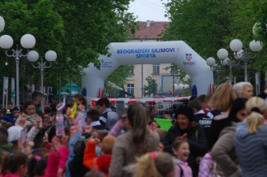 SAJAM SPORTA U LAZAREVCU: Deca uživala u lepom danu! (FOTO)