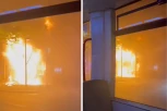 POŽAR U CENTRU BEOGRADA: Gori kladionica u Bulevaru Kralja Aleksandra (VIDEO)