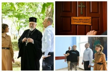 GRADONAČELNIK NOVOG SADA MILAN ĐURIĆ I PROFESORKA VESNA TURKULOV POSETILI ZAJEDNICU ''ZEMLJA ŽIVIH'' NA ČENEJU: Neophodna druga šansa integrisanja i društvo