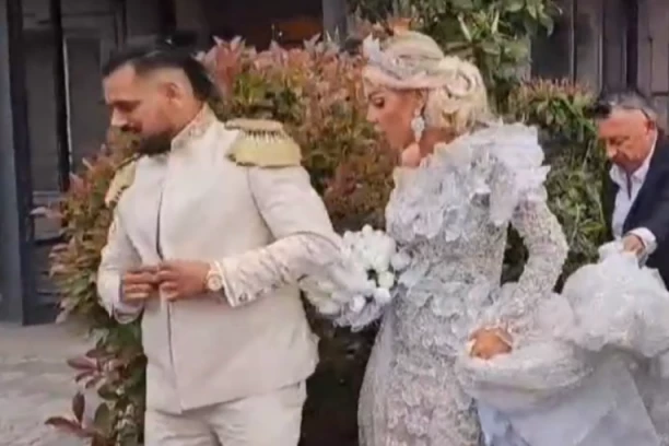 MILICA I BORA PREKRŠILI VAŽAN SRPSKI OBIČAJ: Ovaj detalj sa svadbe je svima PROMAKAO, nije po našoj tradiciji (FOTO)