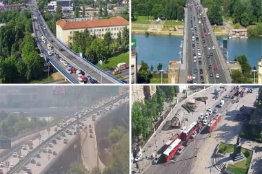 AKO KASNITE NA POSAO, OVO JE RAZLOG! Evo gde su jutros najveće gužve u Beogradu! (FOTO)