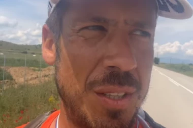 NAIŠAO NA PREPREKE NADOMAK CILJA: Nikola Rokvić prošao Solun, pa se oglasio! Posebno ga je dirnuo grafit posvećen našoj pokojnoj književnici (FOTO)