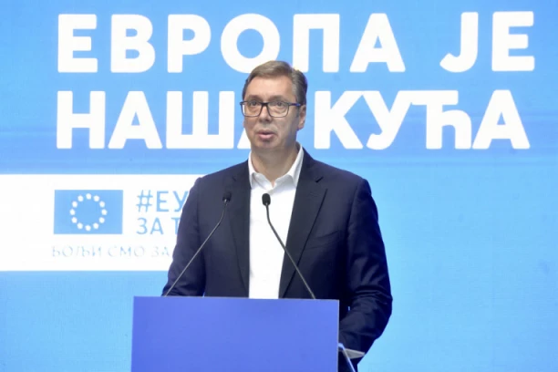 "VAŽNO JE DA SE DANAS PODSETIMO ŠTA NAS SPAJA" ! Vučić se obratio na ceremoniji obeležavanja Dana Evrope!