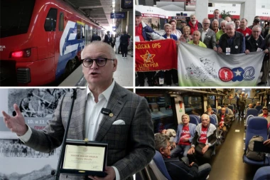 BRIGADIRSKI VOZ KRENUO SA PROKOPA KA PRIJEPOLJU! Obeležava se 50 godina gradnje pruge! (FOTO)