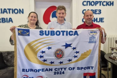 VELIKA ČAST ZA SUBOTICU: Proglašena evropskim gradom sporta!