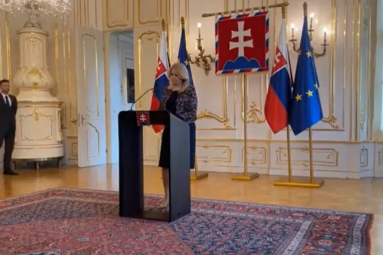 PREDSEDNICA SLOVAČKE NA IVICI SUZA! Izašla na konferenciju, njene reči paraju SRCA! "Molim vas, hajde da prekinemo..." (VIDEO)