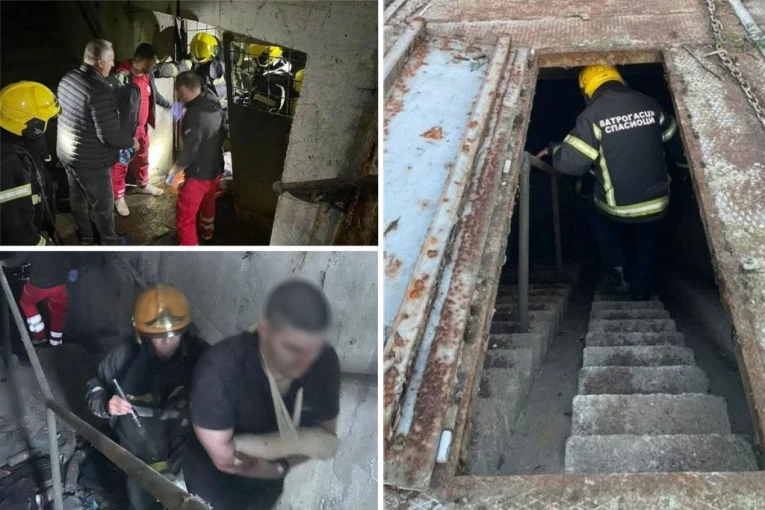 TRI OSOBE SU BILE TEŽE POVREĐENE! Evo kako su spasioci za nekoliko minuta izneli povređene nakon sudara vozova u Beogradu!