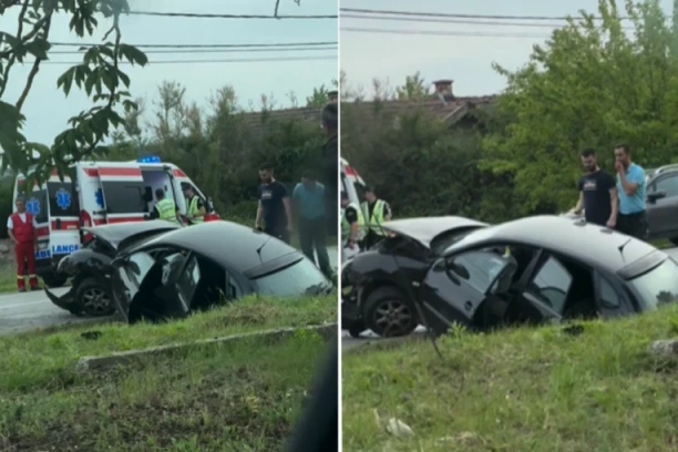 DETALJI TEŠKE NESREĆE KOD KRAGUJEVCA: Povređene dve osobe i deca