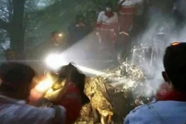 OD HELIKOPTERA OSTAO SAMO REP, SVE JE IZGORELO! Prvi snimci s mesta pogibije predsednika Irana (VIDEO)