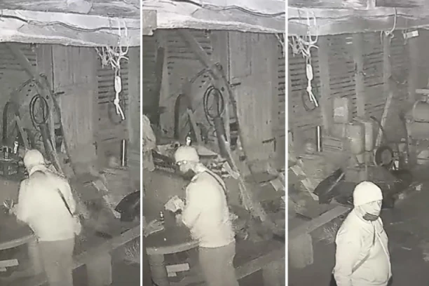 AKO PREPOZNATE OVOG ČOVEKA ODMAH JAVITE POLICIJI! Ojadio privatnu firmu, pokrao laptopove i mobilne uređaje - šteta hiljade evra! (VIDEO)