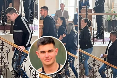 RIGOROZNE MERE DA NEKO NE BI U OČAJU UBIO MASOVNOG UBICU UROŠA BLAŽIĆA: Porodice ulaze u sudnicu u Smederevu (FOTO+VIDEO)
