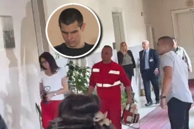 HITNA POMOĆ U SUDNICI U SMEDEREVU: Članovi porodica žrtava nisu mogli da izdrže bol i tugu kada su ugledali Uroša Blažića (VIDEO)