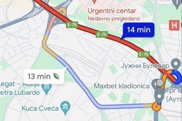HAOS NA MOSTARSKOJ PETLJI I AUTO-PUTU! Ovi delovi Beograda u crvenom - izbegavajte ih! (FOTO)