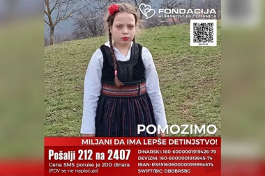 Pomozimo Miljani slanjem 212 na 2407
