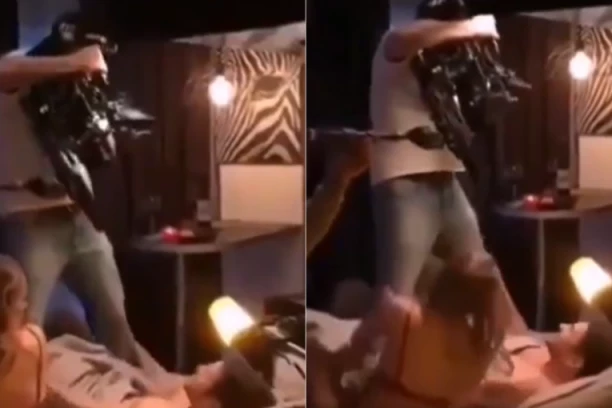 ONA SEDI GOLA, DOK SE ON DRŽI ZA KAMERMANA: Ne biste verovali koliko bizarno izgleda snimanje INTIMNIH ODNOSA (VIDEO)