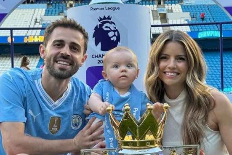 Bernardo Silva sa svojom lepšom polovinom i bebom