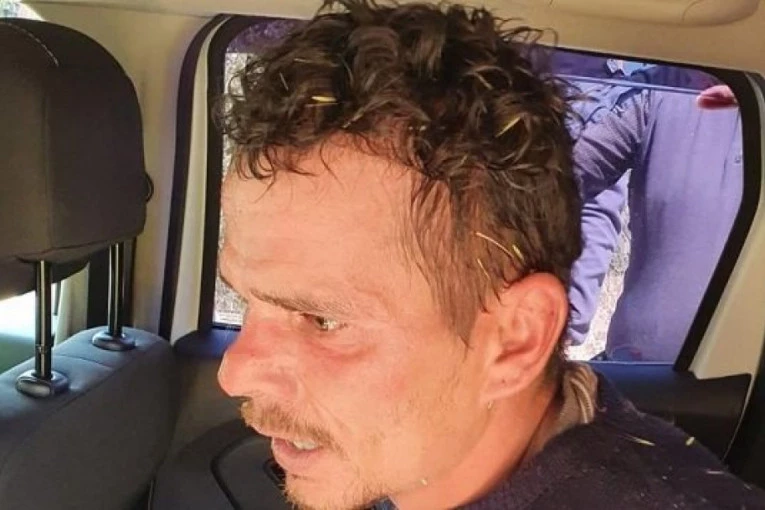 UNEZVEREN, IZGUBLJEN POGLED REKAO JE SVE: Pogledajte trenutak hapšenja ujaka koji je silovao, pa ubio MALU MARIJU (8) (VIDEO)