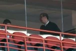 VUČIĆ NA MARAKANI: Predsednik Srbije prati Zvezdu!