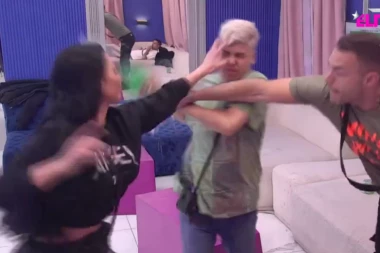 MAJA MARINKOVIĆ UNAKAZILA UROŠA, IZUDARALA GA USRED EMISIJE: Stanić kompletno izgreban i otečen!