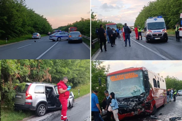 "PRIMLJENO 29 POVREĐENIH, ČETVORO IMA OZBILJNE POVREDE!" Ministar Lončar obišao pacijente nakon nesreće kod  Mladenovca!