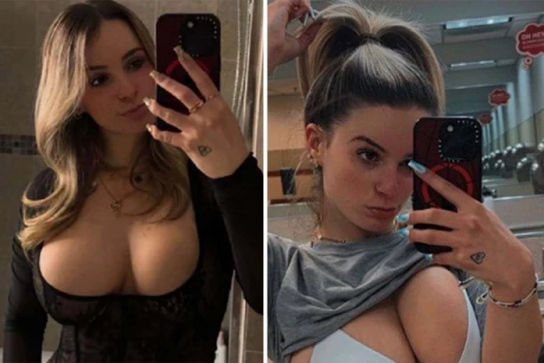 ZA OVE DVE SLIKE DOBILA JE 35.000 EVRA: Za samo jedan POKRET grudima zaradi pravo bogatstvo, na ovo se muškarci pale (FOTO)