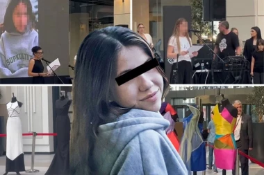 "SMERNA, A TAKO SNAŽNA I SAMOUVERENA, ANGELINA, ANĐEOSKOG LICA..."! Potresno na izložbi haljina ubijene Angeline Aćimović u "Ribnikaru"! SESTRA SE OBRATILA MALIM MATURANTKINJAMA! (VIDEO/FOTO)
