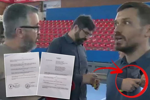 NASILNO UŠLI U SC BANJICA, RAZVALILI VRATA I POVREDILI JEDNO LICE! Opozicija uništava sve pred sobom, napadaju ljude i prete, iako je sve čisto - UGOVOR KAO DOKAZ DA JE SVE LEGALNO! (FOTO)