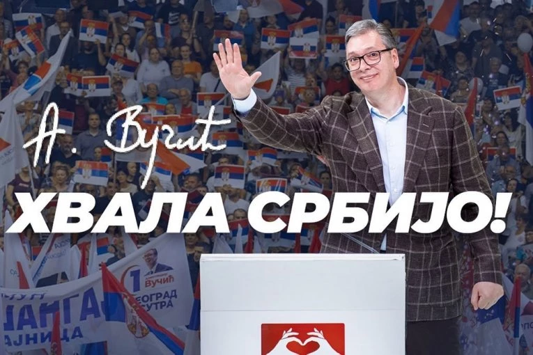 "HVALA, SRBIJO!" Vučić poslao moćnu poruku našem narodu nakon spektakularne izborne pobede! (FOTO)