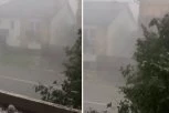 APOKALIPTIČNE SCENE U BAČKOJ PALANCI: Nestala struja, poplave, veoma slaba vidljivost (VIDEO)