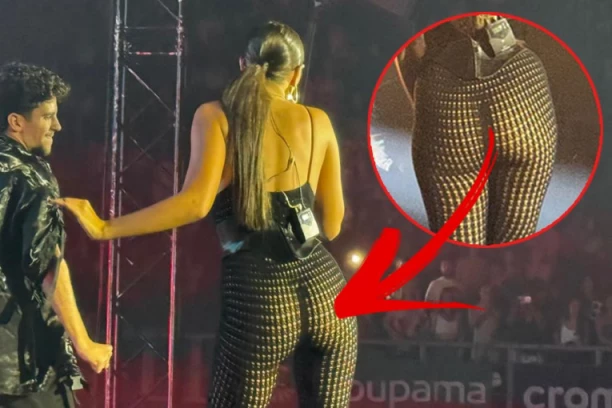 PRIJA ZATRESLA ZADNJICOM NA KONCERTU U ZADRU: Publika u TRANSU, obline samo SEVAJU u kostimu sa RUPICAMA! Sve se vidi (VIDEO)