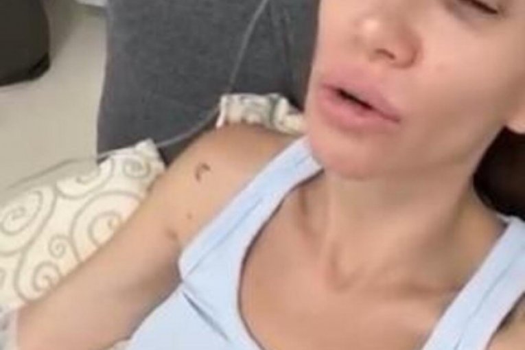 Nikolija Jovanović na infuziji