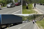PRVE FOTOGRAFIJE SA MESTA NESREĆE KOD ZLATIBORA: Poginuo motociklista, saobraćaj u prekidu