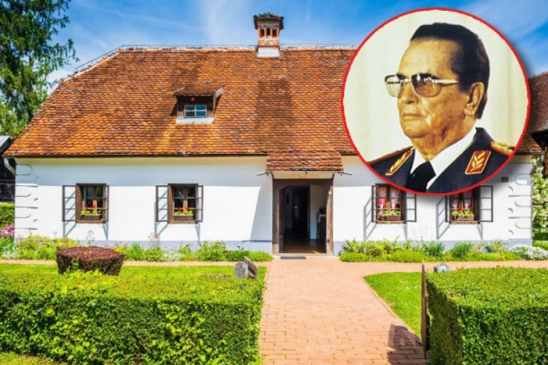 LEPA, BELA, VELIKA:  Ovo je kuća u Kumrovcu u kojoj je 1892. rođen mali Josip