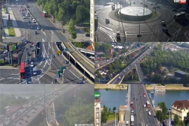 BEOGRAD BEZ JUTARNJEG ŠPICA! Ulice prohodne, veće gužve samo na Gazeli i Pančevačkom mostu (FOTO)